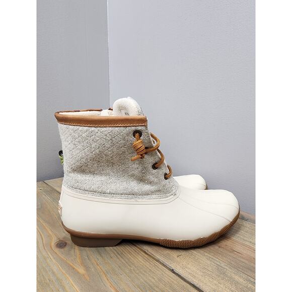 SPERRY Women's Saltwater Wool Blend Rubber Duck Boot Size 9 - Picture 1 of 12